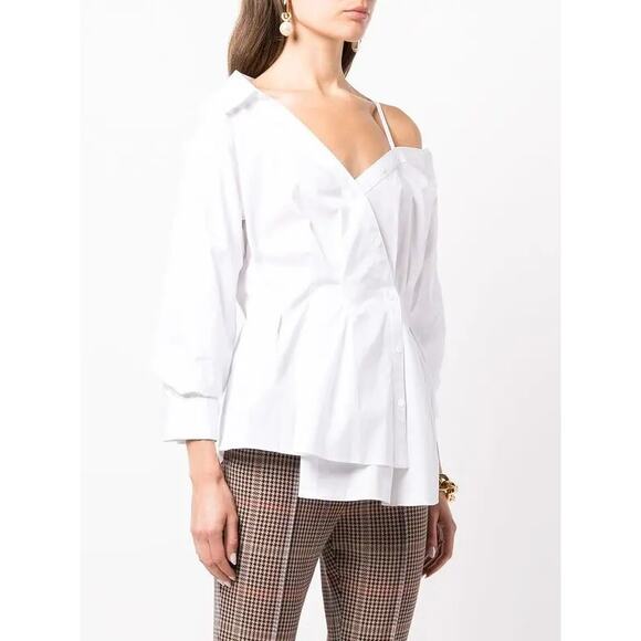 Veronica Beard Tomasi Shirt White - Picture 7 of 13